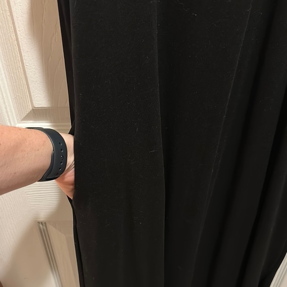 Zenana Outfitters Black Sheath Maxi Dress Sleeveless - Picture 3 of 6